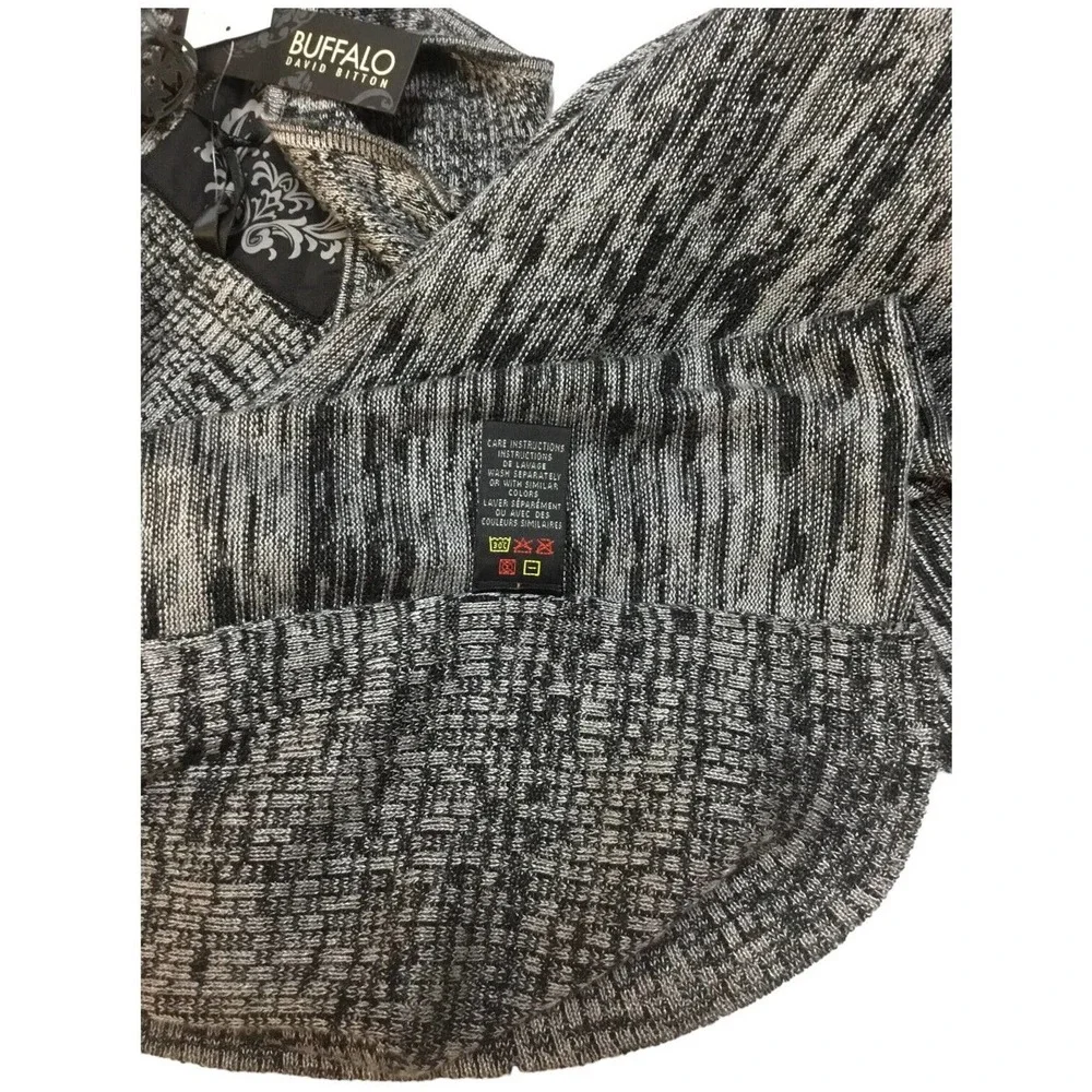 New Buffalo By David Bitton Waterfall Drape Open Sleeveless Cardigan L - Picture 8 of 9